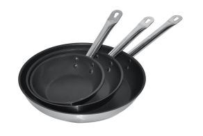 FRYPAN SS + NON-STICK COATING ø24 2,3L