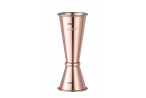 Jigger 25/50 ml, BarUp, Copper, ?43x(H)110mm