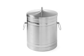 Ice bucket double walled, BarUp, 5L, Silver, ?200x(H)230mm