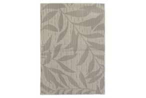 Placemat, leaves – set, HENDI, Light grey, 6 pcs., 450x300mm