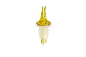 Free-flow pourer, BarUp, Yellow, Yellow, 4 pcs