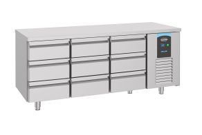 700 REFRIGERATED COUNTER 9 DRAWERS ENERGY LINE