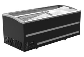 SUPERMARKET CHEST FREEZER BLACK 1880  AUTOMATIC DEFROST