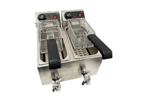 ELECTRIC COUNTER FRYER 2X4 L