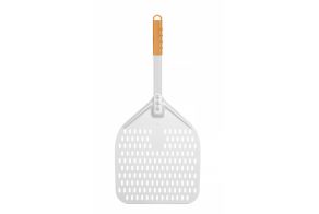 Pizza scoop with short handle, squared, perforated, HENDI, 300x660mm