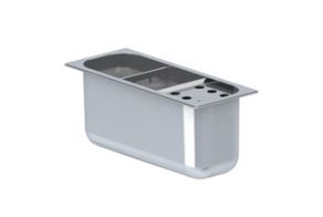 DROP-IN SINK FOR ICE CREAM SCOOP