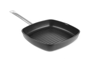 Grill pan - ridged surface Titanium Professional, HENDI, 550x290x(H)55mm