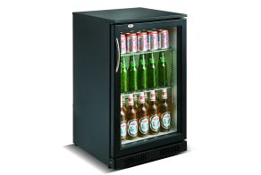 BACKBAR COOLER BLACK 1 DOOR