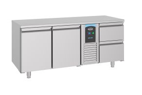 700 REFRIGERATED COUNTER 2 DOORS AND 2 DRAWERS MONOBLOCK ENERGY LINE