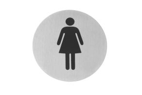 Door signs, HENDI, women, ?75mm