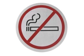 Door sign, HENDI, no smoking - big, ?160mm