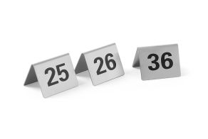 Tablestand numbers, HENDI, Numbers 25-36, 50x35x(H)40mm