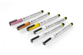 Blackboard markers 1 mm, HENDI, 3 white, 1 pink, 1 yellow and 1 bronze markers, 6 pcs
