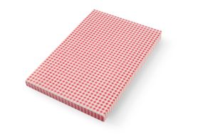 Greaseproof paper placemat - 500 pcs, HENDI, checked pattern, 500 pcs., 420x275mm