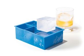 Ice cube mould XL, BarUp, Blue, 170x110x(H)52mm