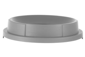 Open cover for round waste bin, AmerBox, fits 691038, Light grey, ?570x(H)135mm