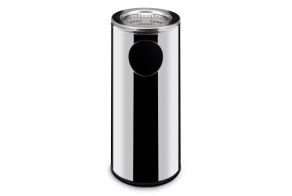 Standing waste bin with ashtray, HENDI, 33L, ?240x(H)660mm