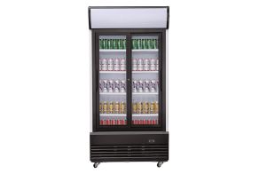 REFRIGERATOR WITH SLIDING GLASS DOORS 1000L