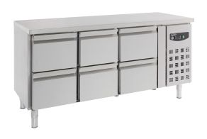 700 REFRIGERATED COUNTER 6 DRAWERS