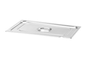 Lid for GN containers with spoon recess, HENDI, Profi Line, GN 1/1, 530x325mm