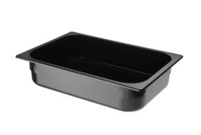Polycarbonate ice cream container, HENDI, 5L, Black, 360x250x(H)80mm
