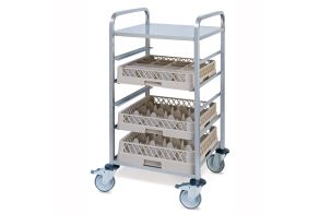 5 Rail Dishwasher Rack Trolley