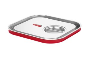 Lid for GN containers with silicone rim, HENDI, Kitchen Line, GN 2/3, 354x325mm