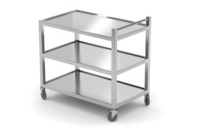 Serving trolley 3-shelf – welded, HENDI, 800x500x(H)850mm