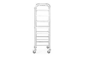 Mobile trolley for dishwasher baskets - 7 x 500x500 mm, HENDI, 615x560x(H)1710mm