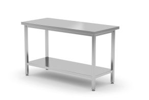 Central work table – bolted, HENDI, Kitchen Line, 1800x700x(H)850mm
