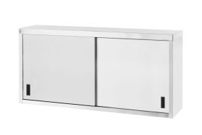 Hanging cabinet – welded, with sliding doors, HENDI, Profi Line, 1000x400x(H)600mm
