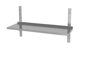 Wall shelf adjustable, single, with 2 brackets, HENDI, 4 pcs., 1400x300x(H)600mm