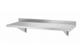 Wall shelf, with 2 brackets, HENDI, 800x300x(H)250mm