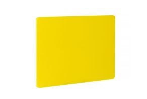 Cutting board HACCP GN1/1, HENDI, GN 1/1, Yellow, 530x325x(H)10mm