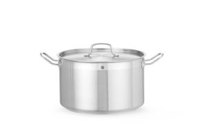 Stew pan middle - with lid, HENDI, Profi Line, 15L, ?320x(H)190mm