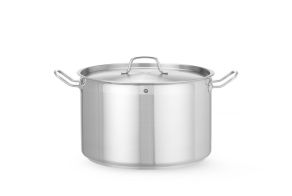 Stew pan middle - with lid, HENDI, Profi Line, 23,5L, ?360x(H)230mm