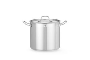Stew pan high - with lid, HENDI, Profi Line, 10L, ?240x(H)220mm
