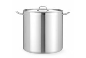 Stew pan high - with lid, HENDI, Profi Line, 70L, ?450x(H)450mm