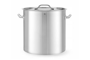 Stew pan with lid, HENDI, Budget Line, 50L, ?400x(H)400mm