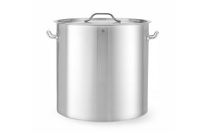 Stew pan with lid, HENDI, Budget Line, 71L, ?450x(H)450mm