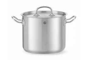 Stew pan high – with lid, HENDI, Kitchen Line, 5L, ?200x(H)160mm