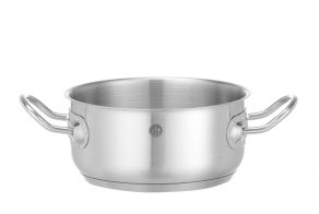 Stew pan low - without lid, HENDI, Kitchen Line, 1,5L, ?160x(H)75mm