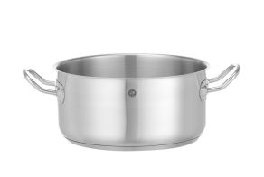 Stew pan low - without lid, HENDI, Kitchen Line, 4,9L, ?240x(H)110mm