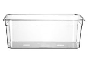 Container GN 1/1 polycarbonate, HENDI, Profi Line, GN 1/1, 24L, Transparent, 530x325x(H)200mm