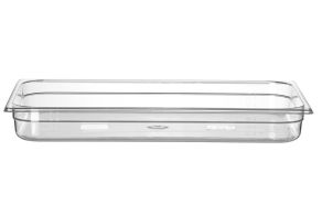 Container GN 1/1 polycarbonate, HENDI, Profi Line, GN 1/1, 9L, Transparent, 530x325x(H)65mm