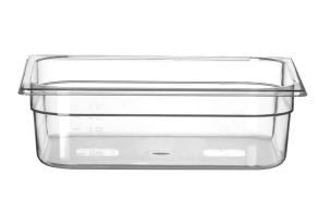 Container GN 1/2 polycarbonate, HENDI, Profi Line, GN 1/2, 6,5L, Transparent, 325x265x(H)100mm
