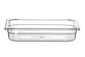 Container GN 1/2 polycarbonate, HENDI, Profi Line, GN 1/2, 4L, Transparent, 325x265x(H)65mm