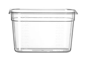Container GN 1/3 polycarbonate, HENDI, Profi Line, GN 1/3, 7,8L, Transparent, 325x176x(H)200mm