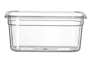 Container GN 1/3 polycarbonate, HENDI, Profi Line, GN 1/3, 5,7L, Transparent, 325x176x(H)150mm