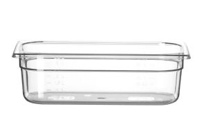 Container GN 1/3 polycarbonate, HENDI, Profi Line, GN 1/3, 4L, Transparent, 325x176x(H)100mm